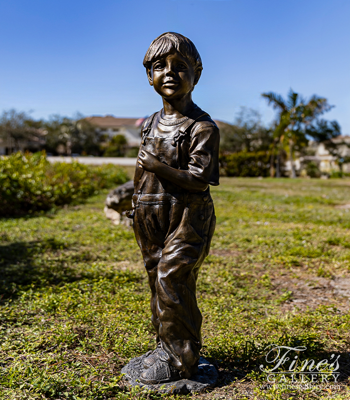 Bronze Fountains  - Boy With Frog In Pocket - BF-750